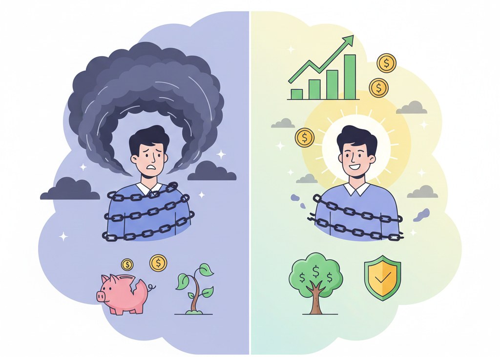 Mentalidade pobre, Escassez financeira, Transformação financeira